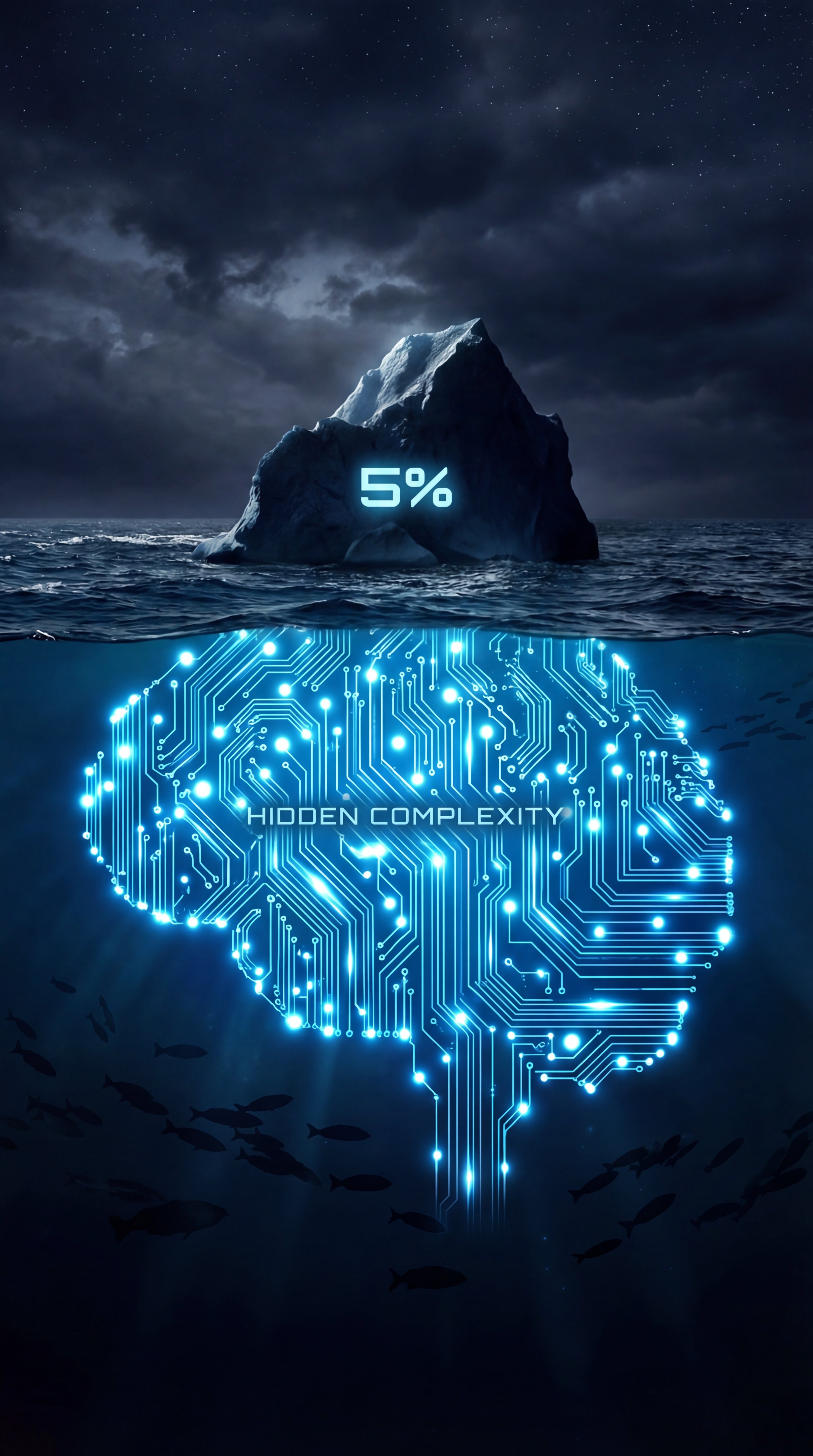 The 5% iceberg