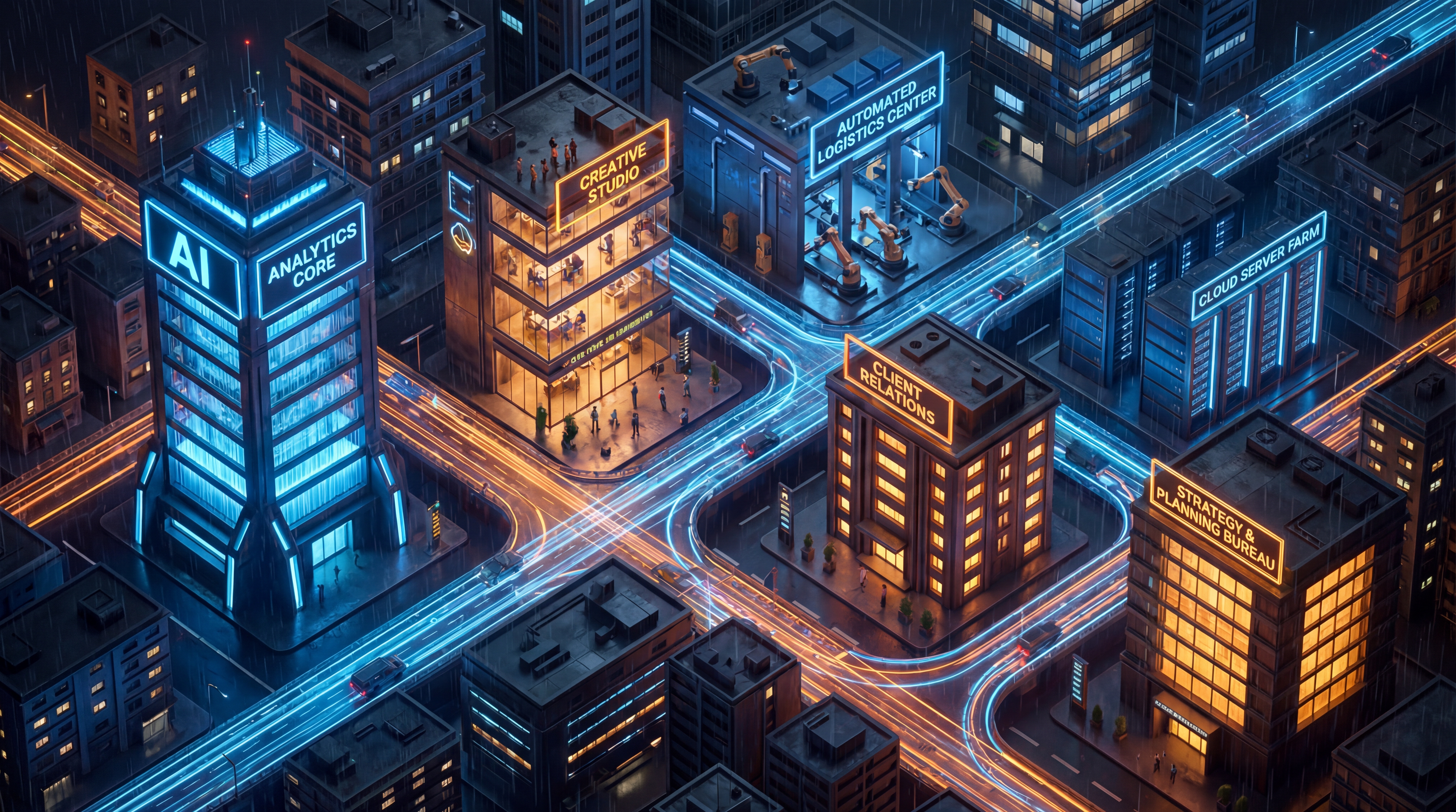 AI-powered process city